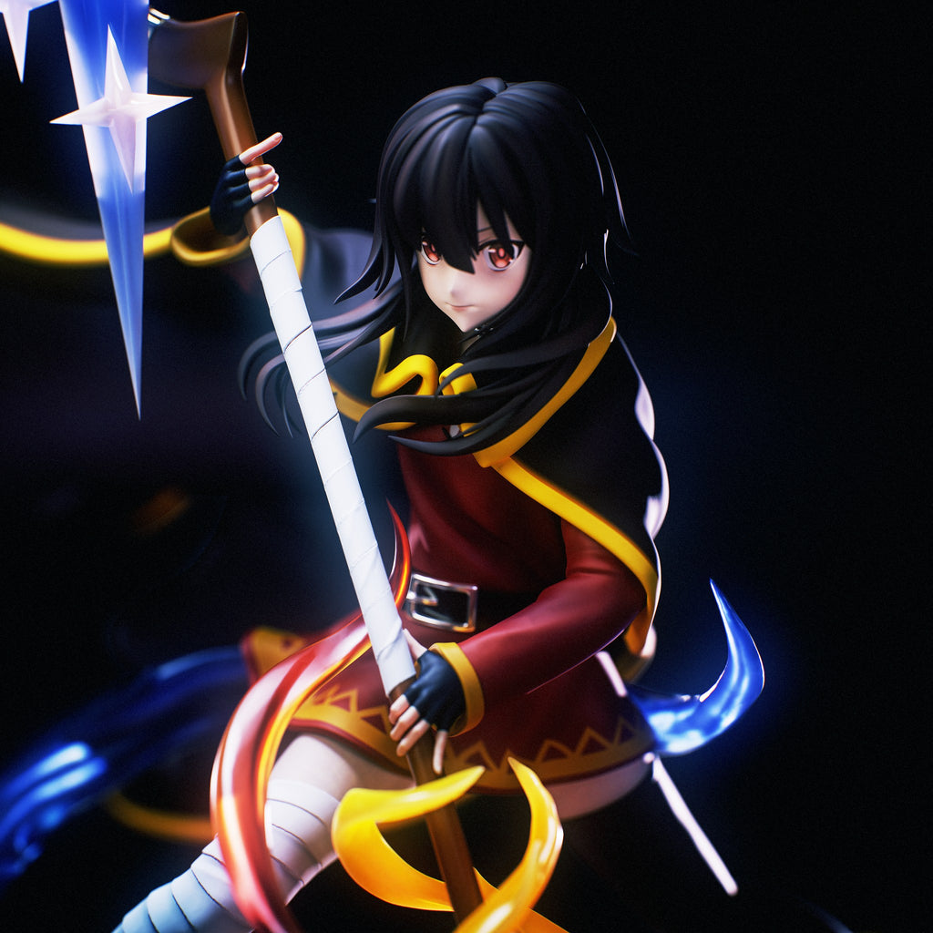 Megumin (KonoSuba) resin figure by Tenshi Figures — studio render 2