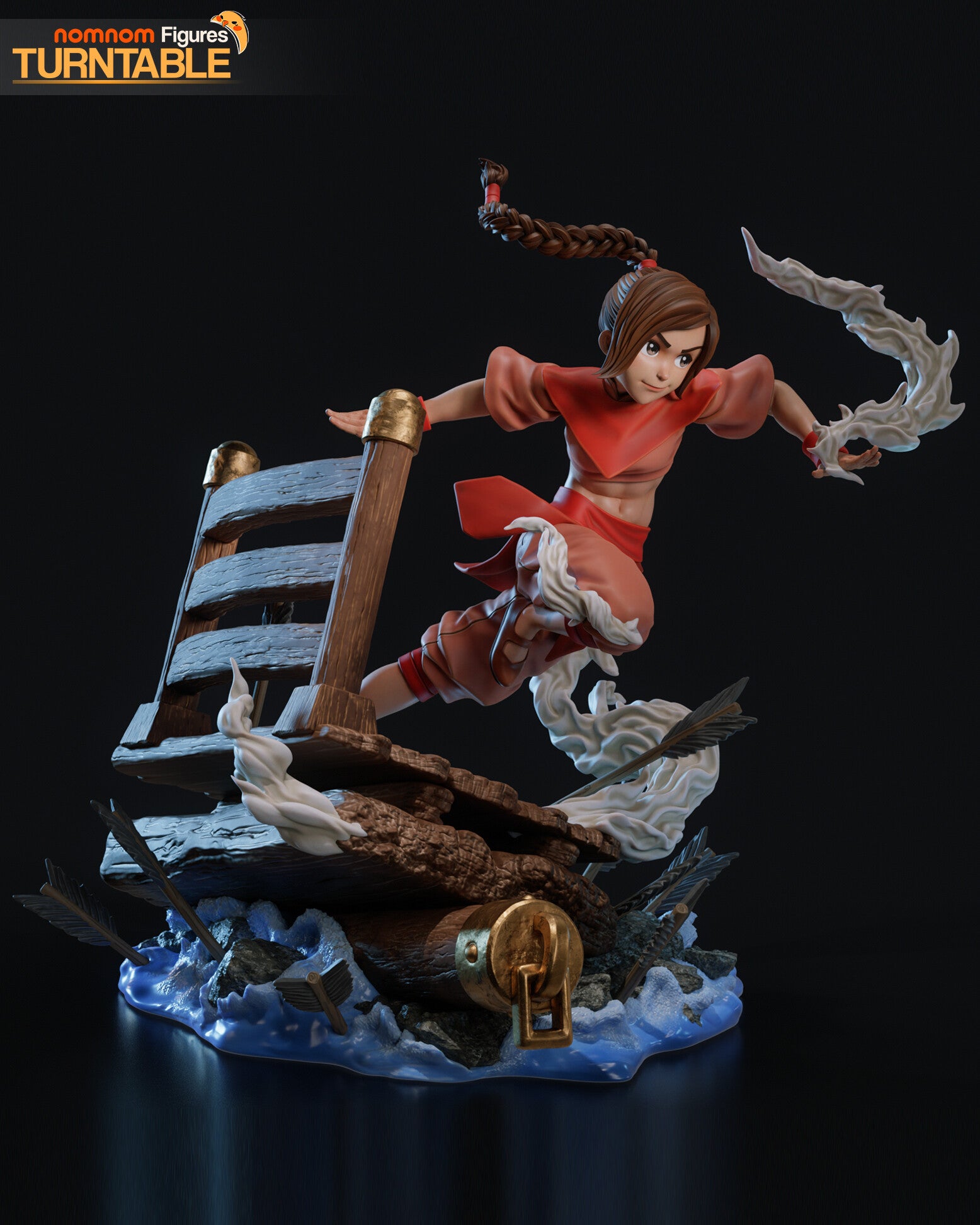 Ty Lee Avatar The Last Airbender resin figure by NomNom Figures — studio preview 5