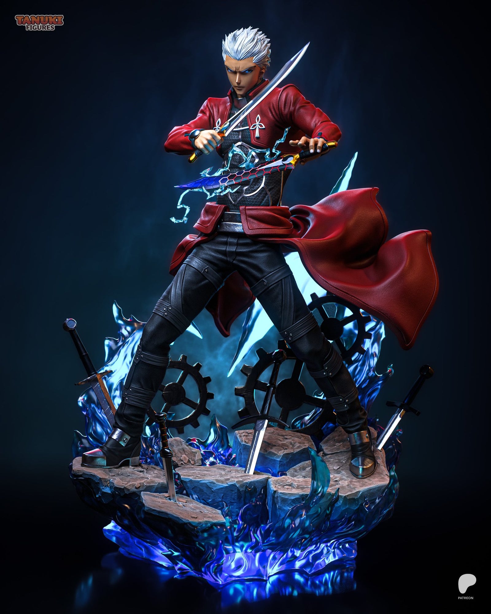 Archer (Fate) resin figure by Tanuki Figures — studio render 1