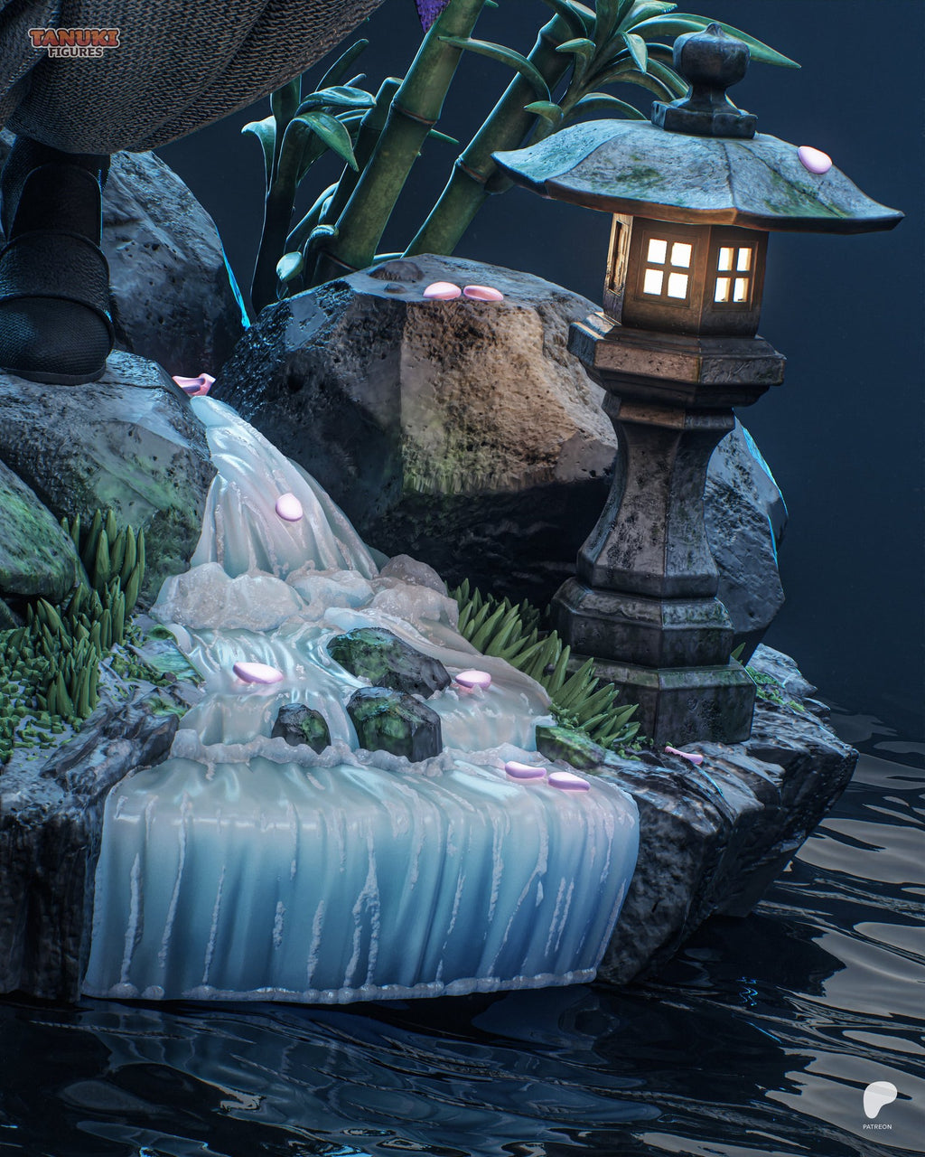 Sesshomaru (Inuyasha) resin figure by Tanuki Figures — studio render 5