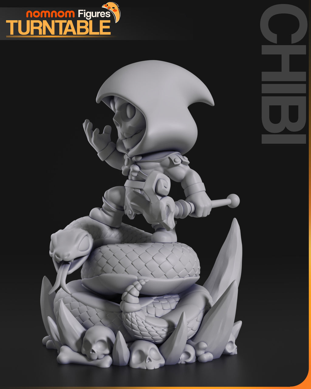 Skeletor — studio render 9