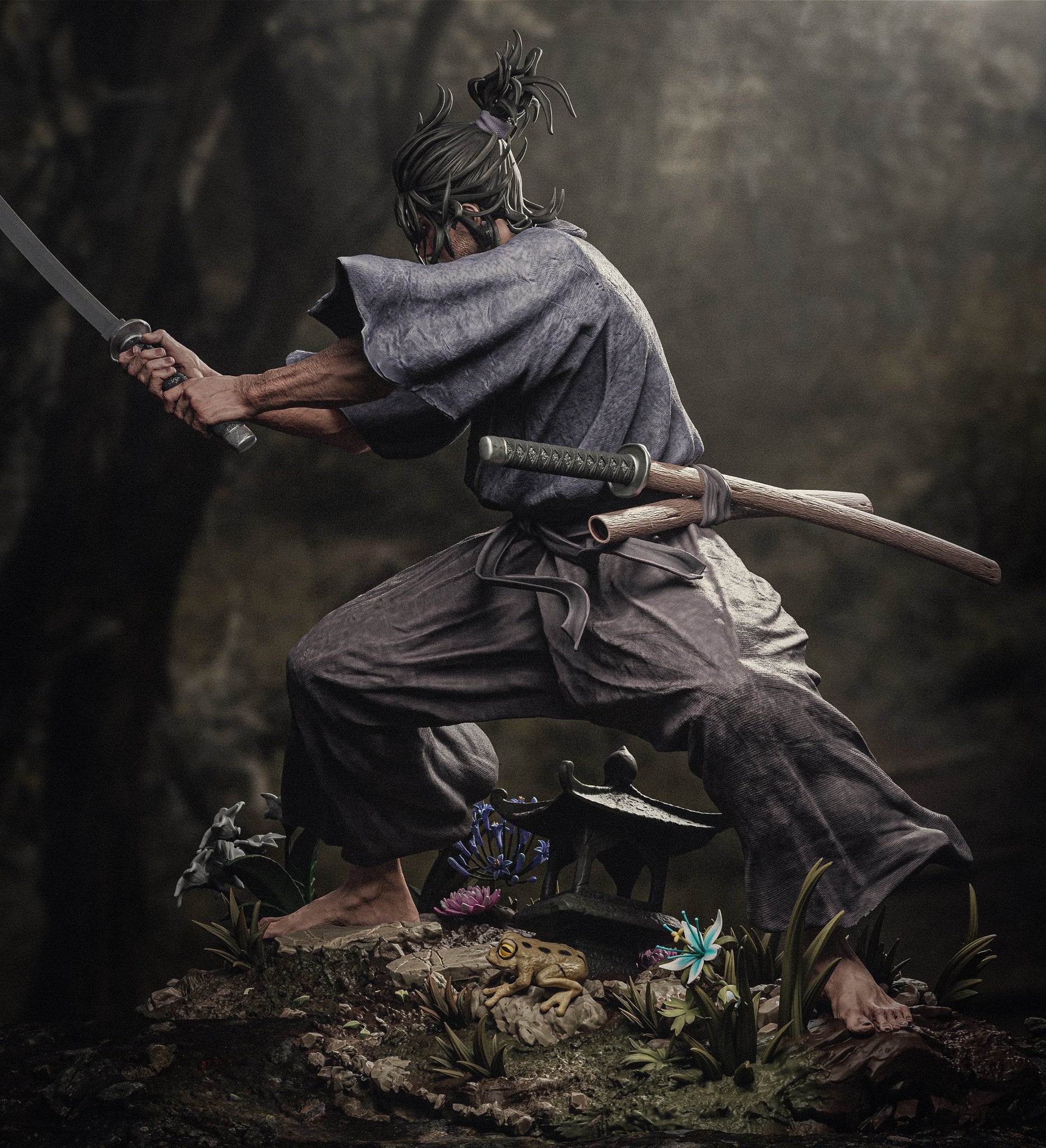 Miyamoto Musashi — studio render 3