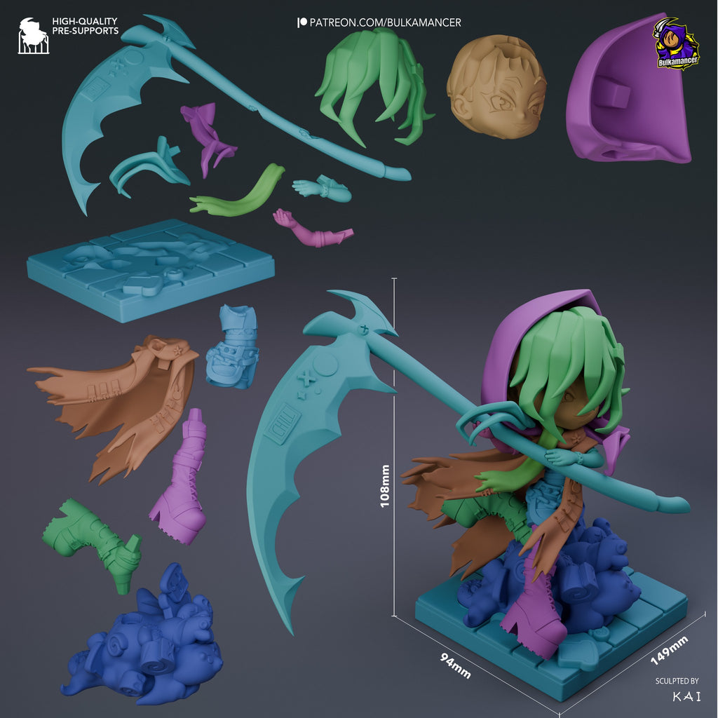 Bulka Crustreaper (Unbreadable) resin figure by Bulkamancer — studio render 4