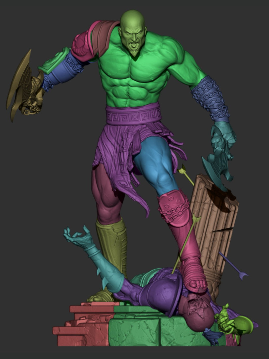Kratos — studio render 8