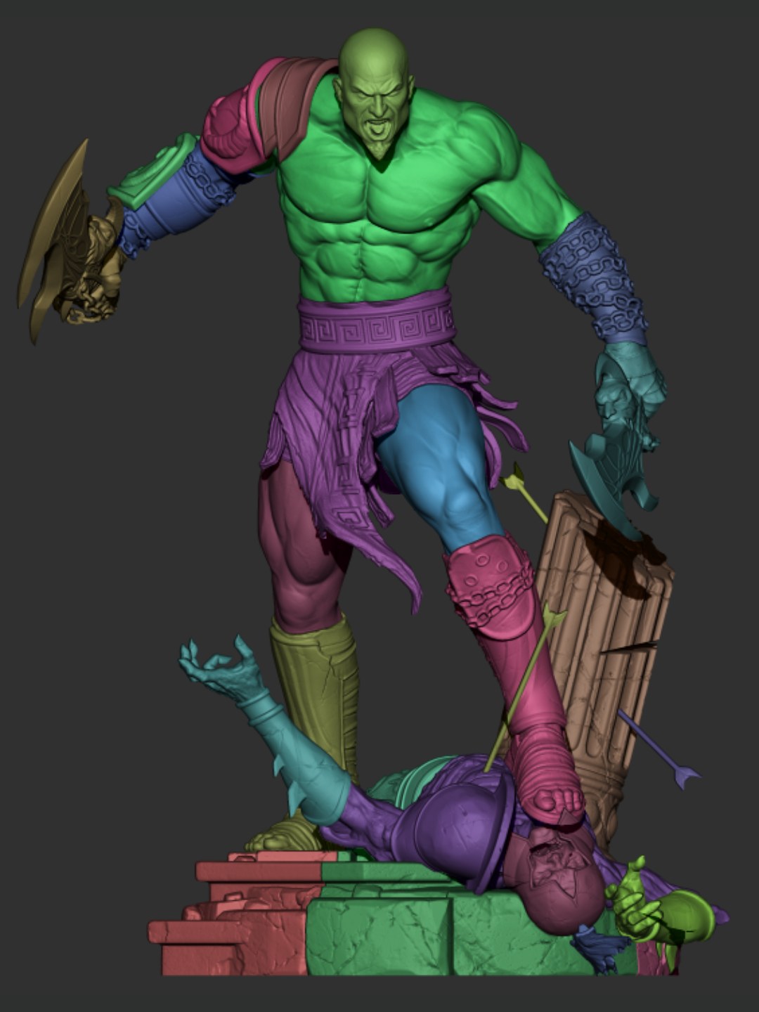 Kratos — studio render 8