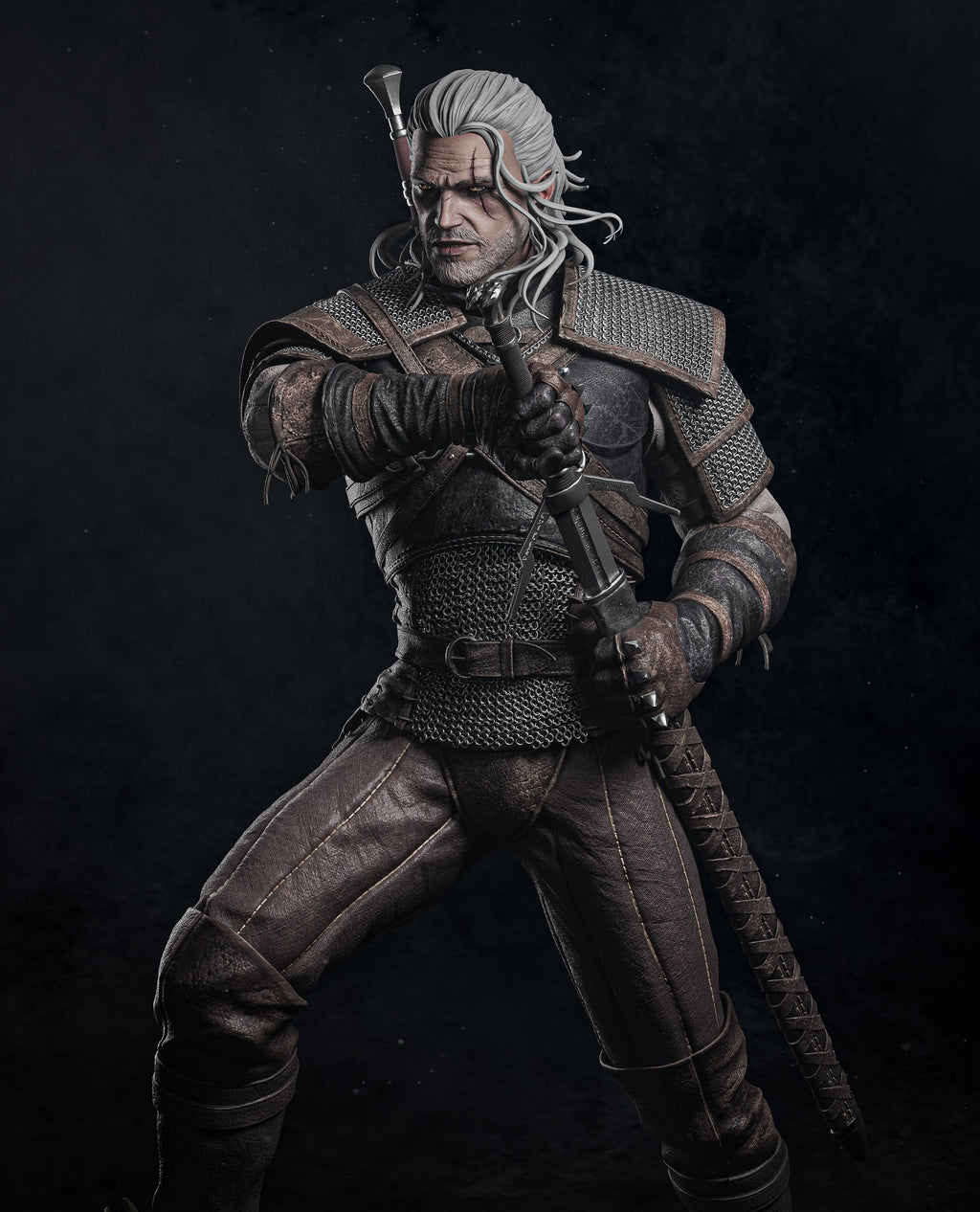 Geralt of Rivia — studio render 4