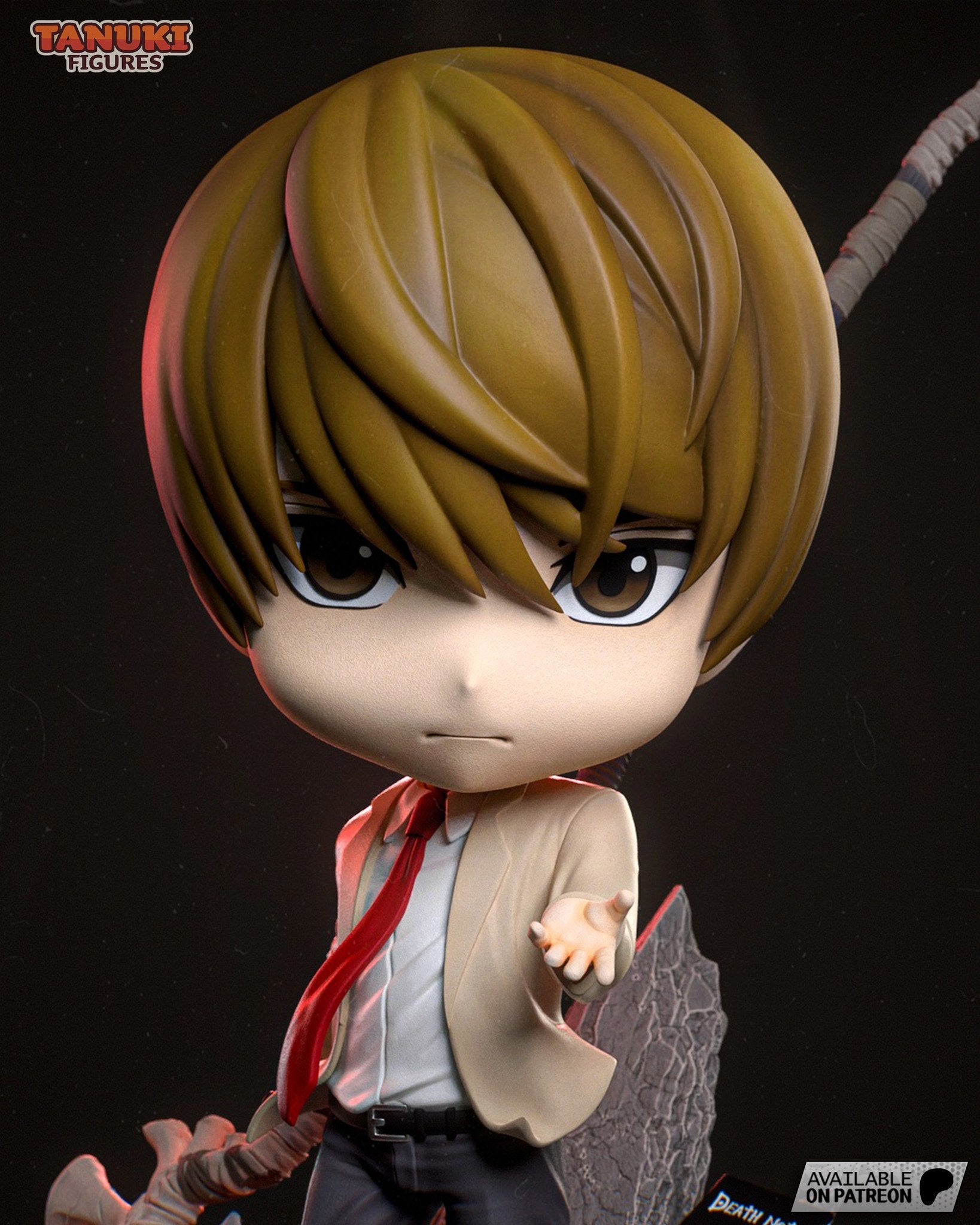 Light Yagami (Death Note) resin figure by Tanuki Figures — studio render 8