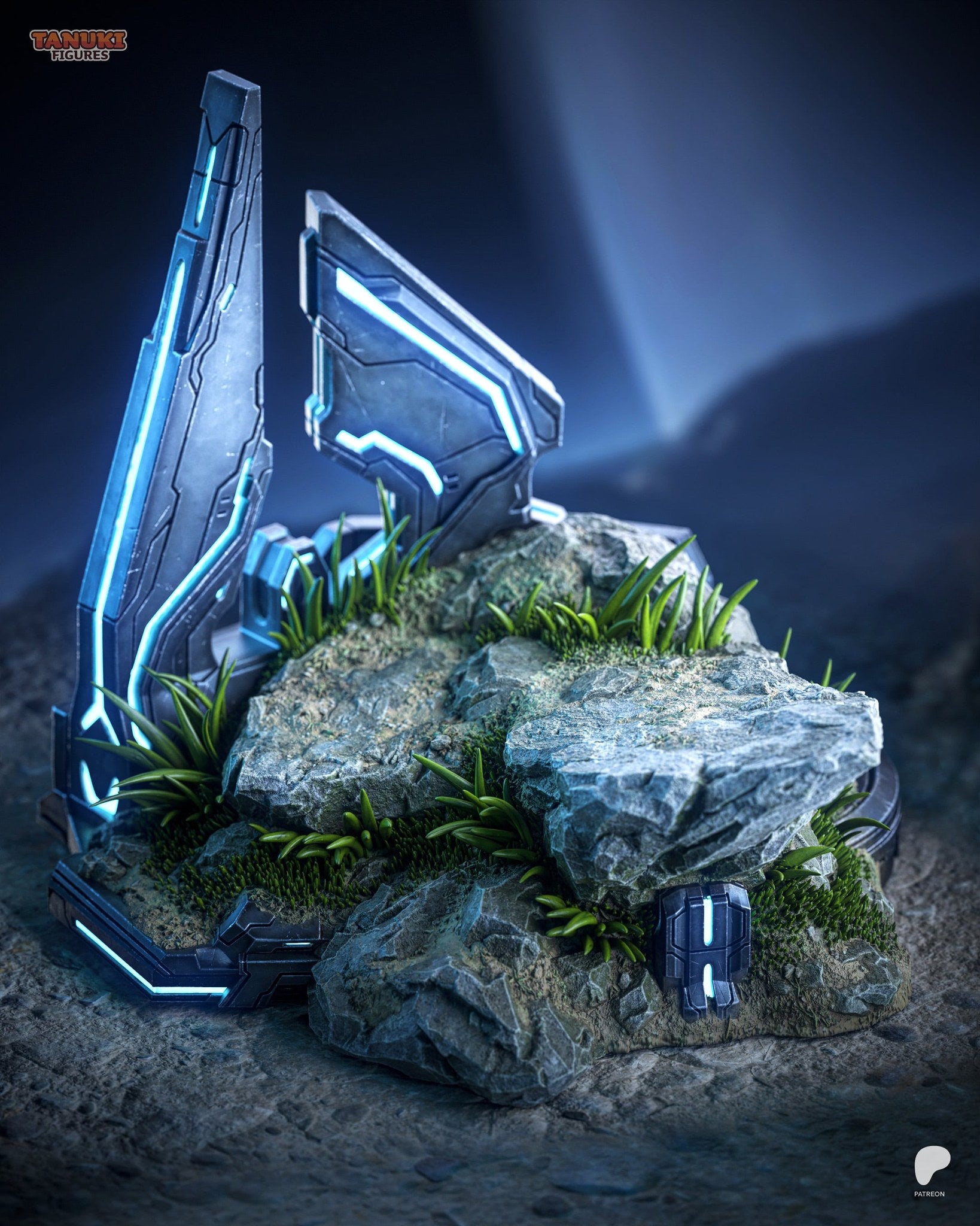 Master Chief (Halo) resin figure by Tanuki Figures — studio render 8