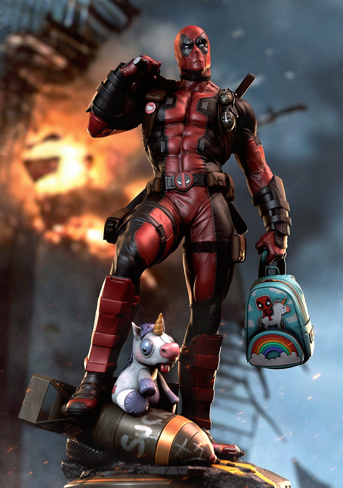 Deadpool — studio render 3