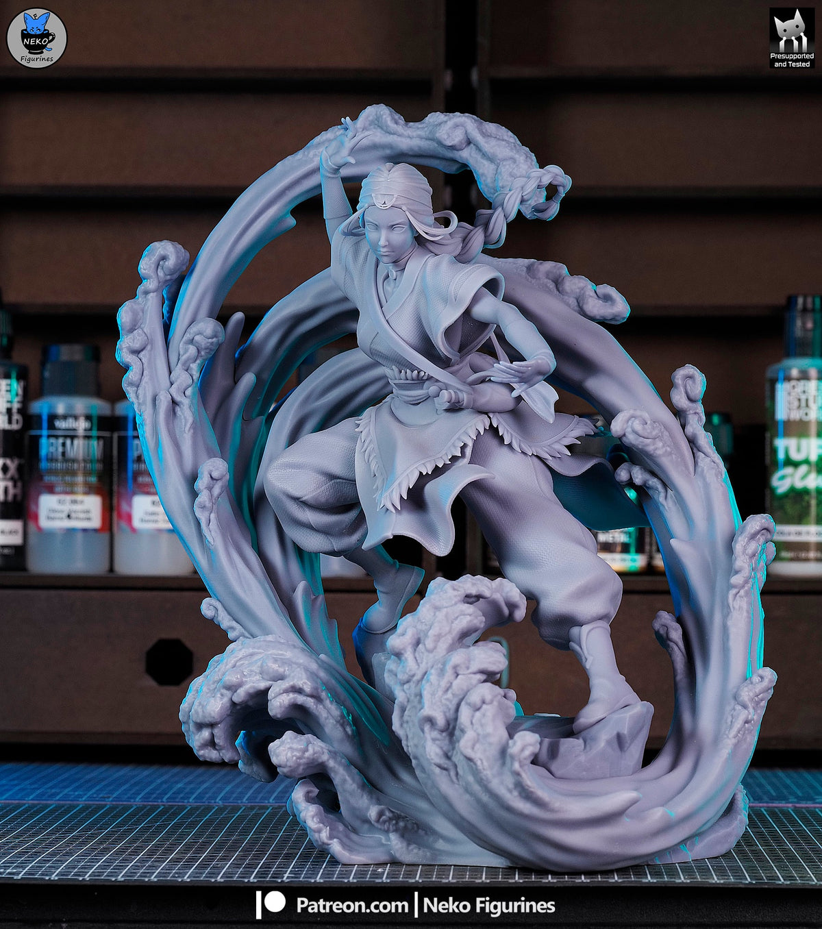 Katara (Avatar The Last Airbender) resin figure by Neko Figurines — studio render 4