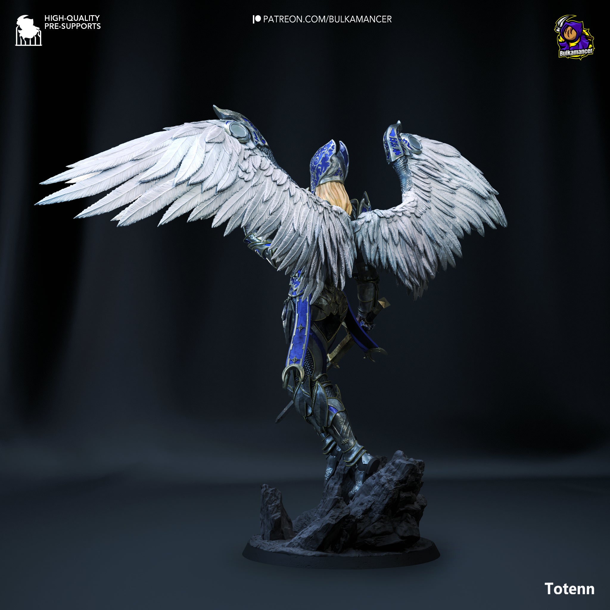 Dame Aylin (Baldur's Gate) resin figure by Bulkamancer — studio render 4