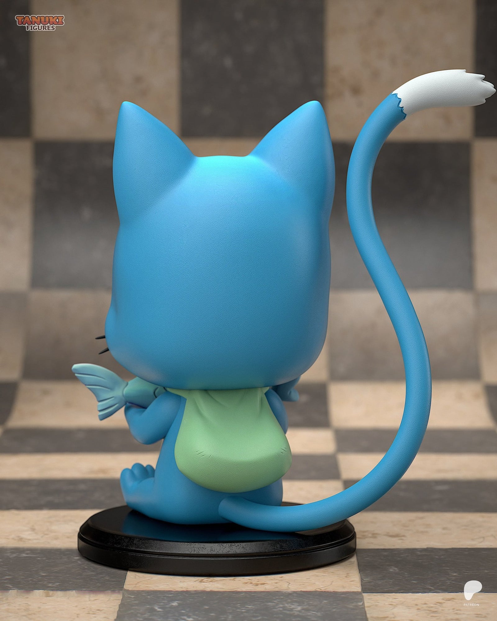 Happy (Fairy Tail) resin figure by Tanuki Figures — studio render 4
