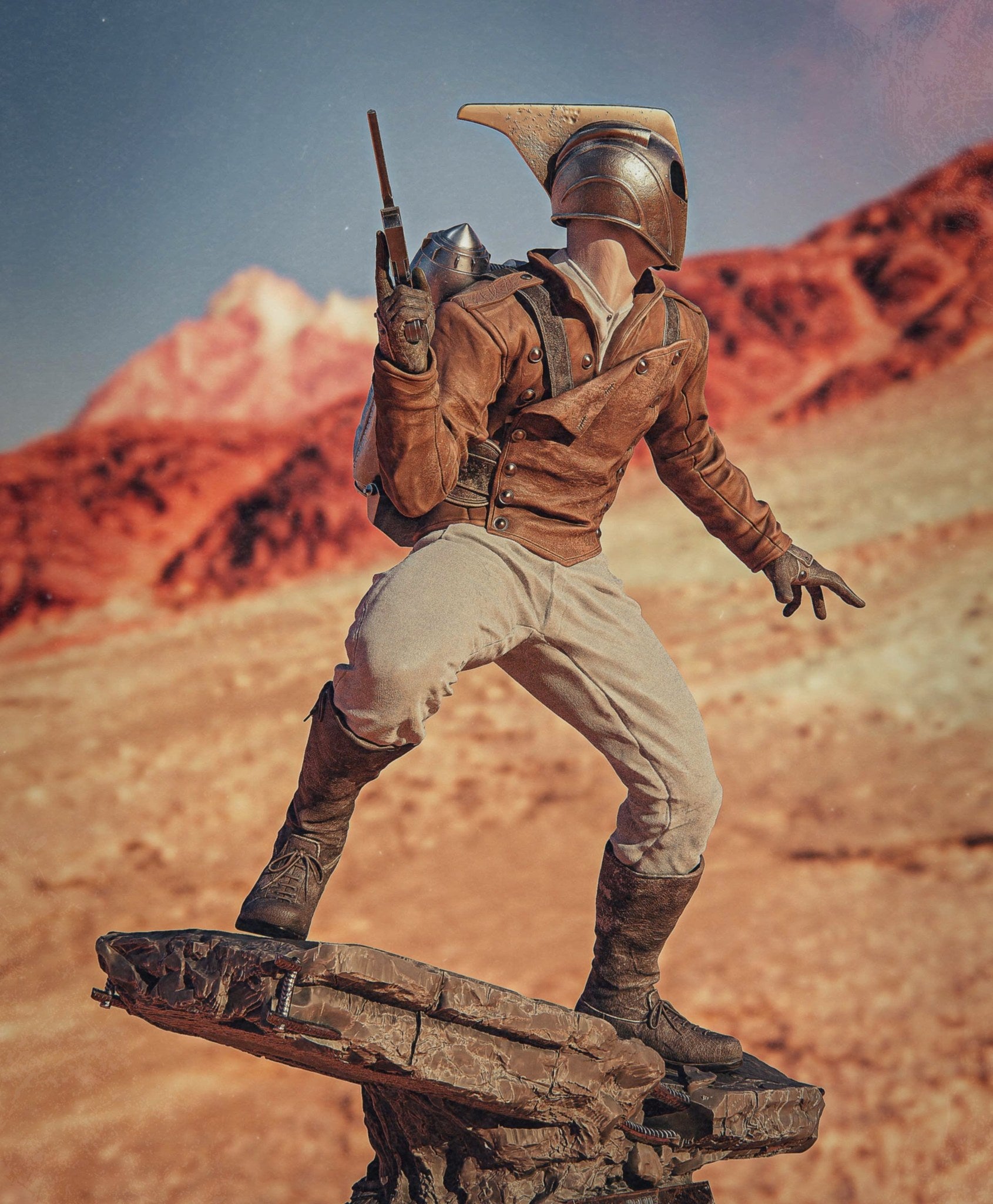 The Rocketeer (The Rocketeer) resin figure by CA 3D Studios — studio render 6