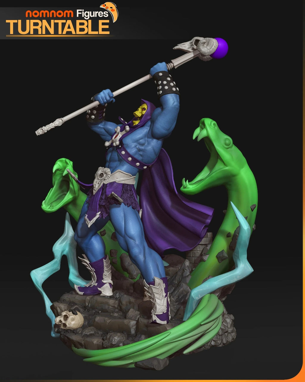 Skeletor — studio render 6