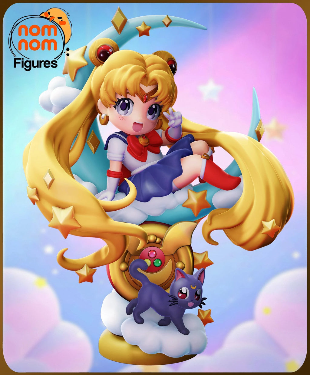 Sailor Moon Chibi resin figure by NomNom Figures — studio preview 2