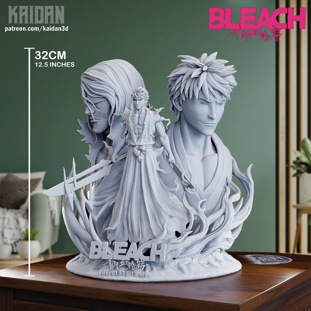 Ichigo Kurosaki (Bleach) resin figure by Kaidan 3D — studio render 6