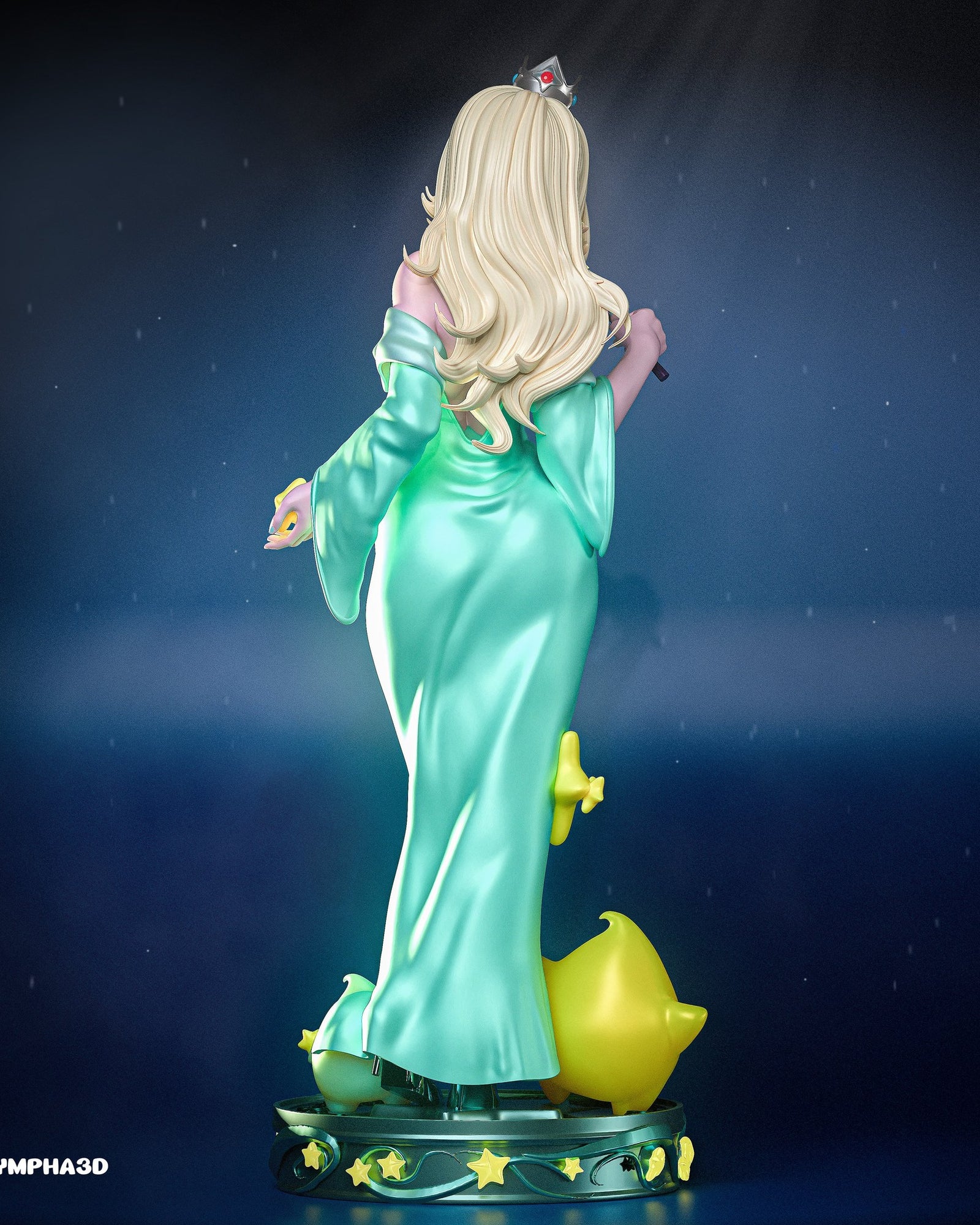 Rosalina (Super Mario) resin figure by Nympha — studio render 2
