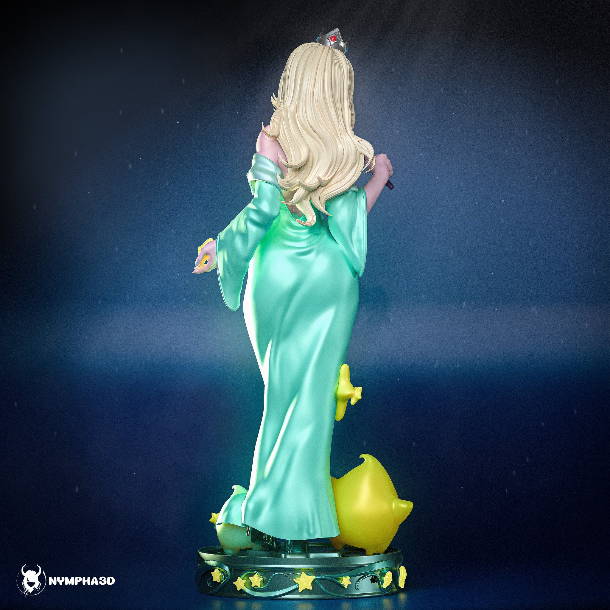Rosalina (Super Mario) resin figure by Nympha — studio render 2