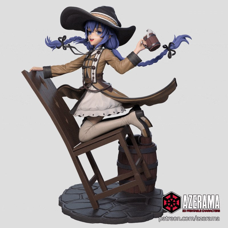 Roxy Migurdia (Mushoku Tensei) resin figure by Azerama — studio render 1