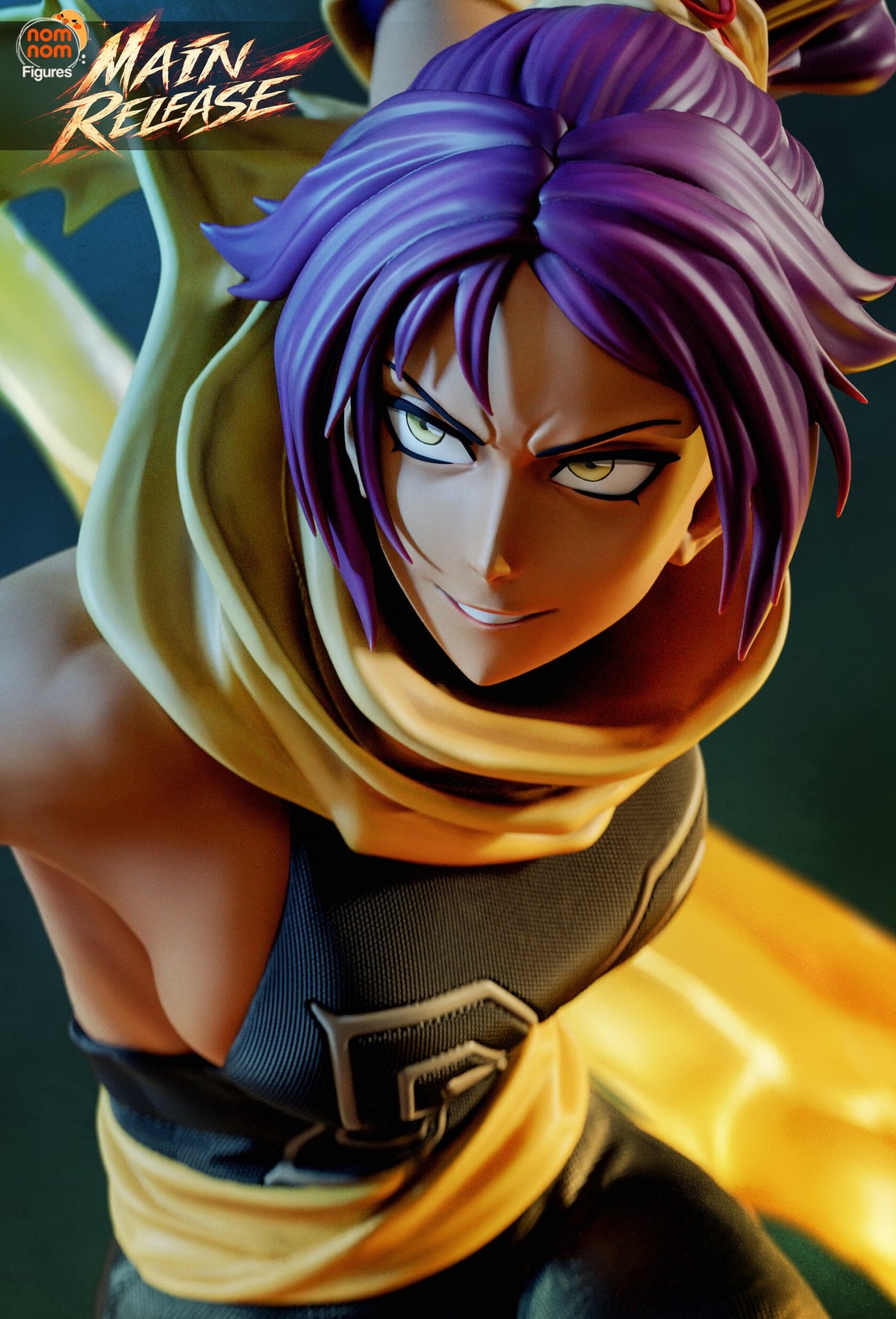 Yoruichi Shihoin Bleach resin figure by NomNom Figures — studio preview 2