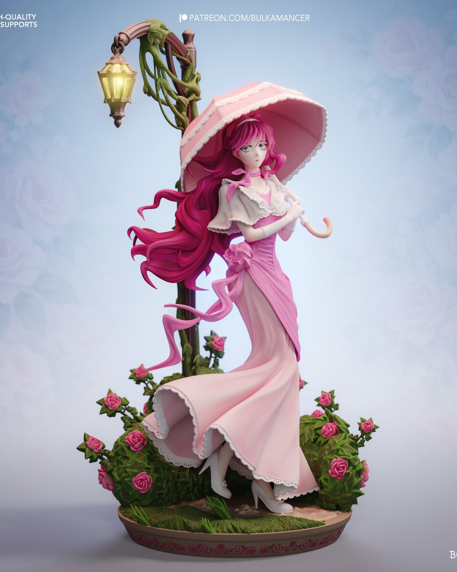 Penelope Eckhart (Villains Are Destined to Die) resin figure by Bulkamancer — studio render 2