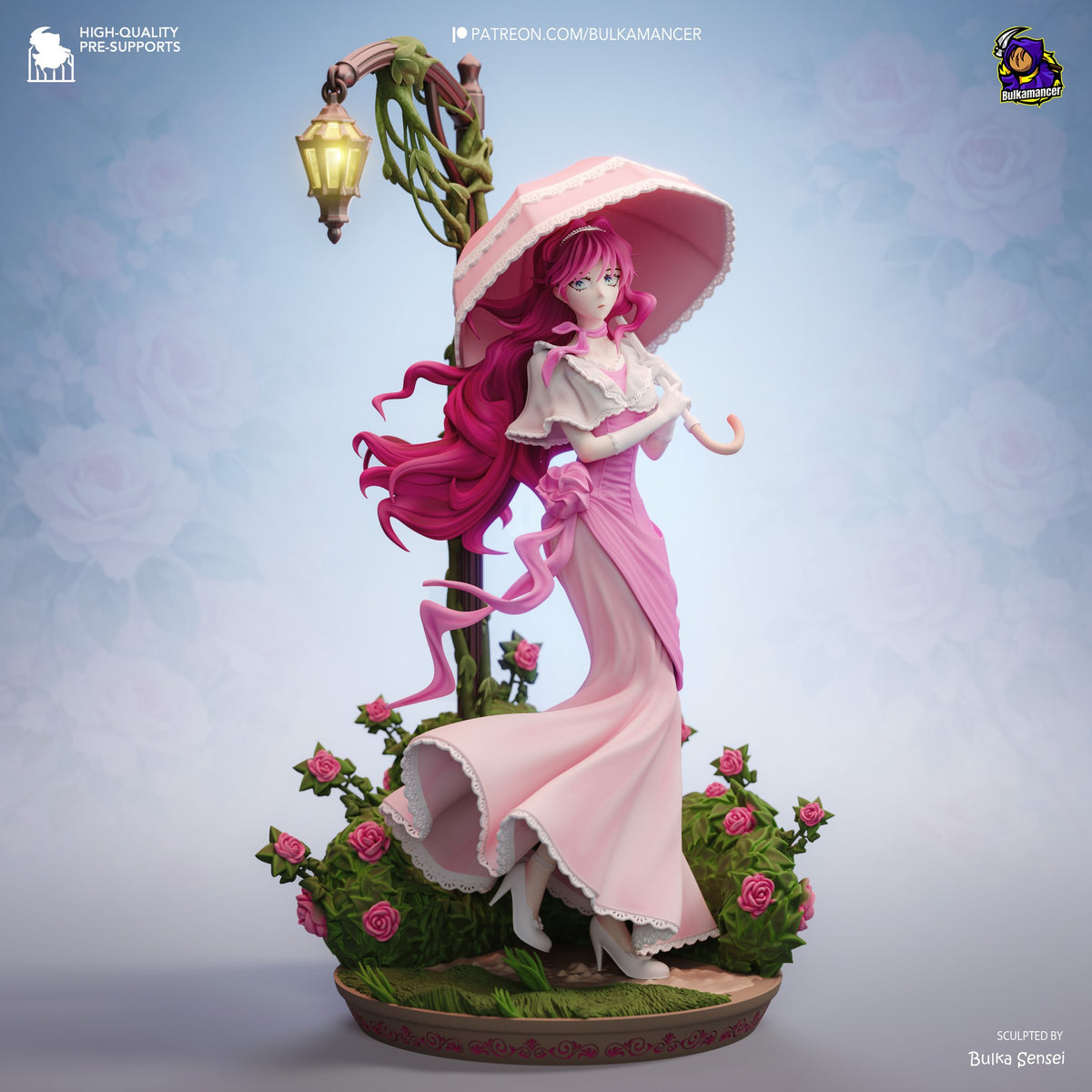 Penelope Eckhart (Villains Are Destined to Die) resin figure by Bulkamancer — studio render 2