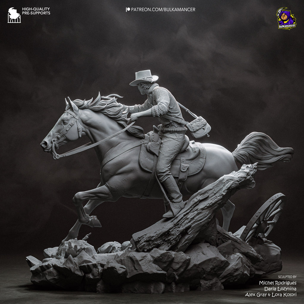 Arthur Morgan (Red Dead Redemption) resin figure by Bulkamancer — studio render 18