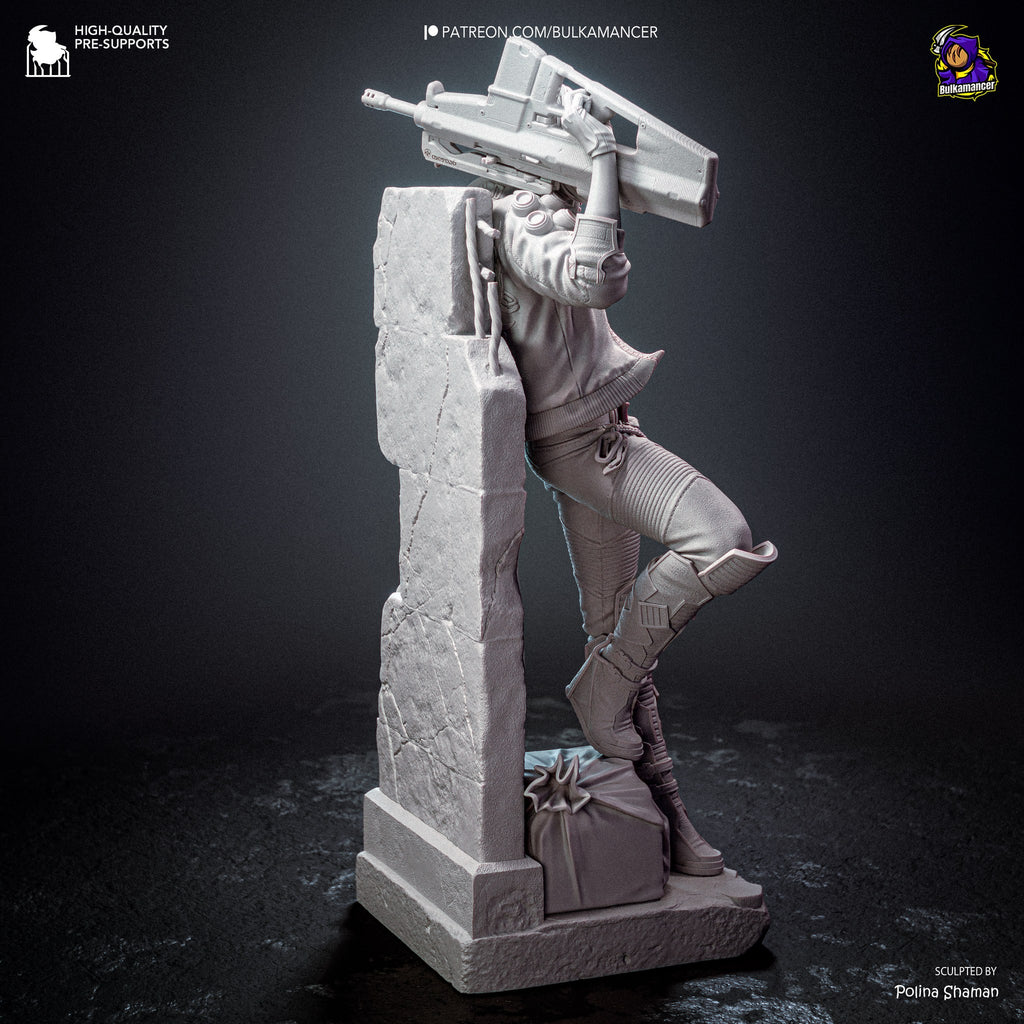 V (Valerie) (Cyberpunk 2077) resin figure by Bulkamancer — studio render 16