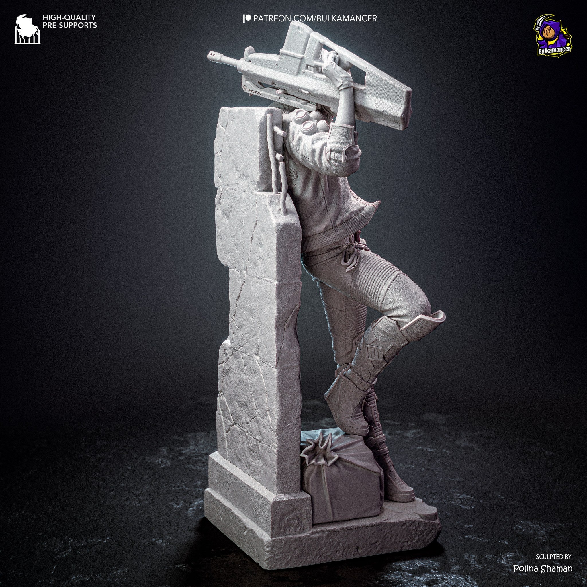 V (Valerie) (Cyberpunk 2077) resin figure by Bulkamancer — studio render 16