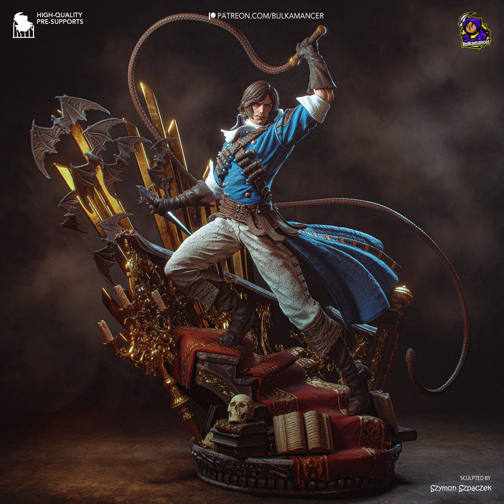 Richter Belmont (Castlevania) resin figure by Bulkamancer — studio render 2