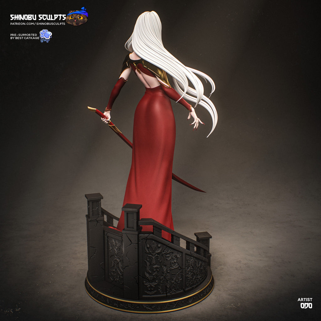 Carmilla (Castlevania) resin figure by Shinobu Sculpts — studio render 3