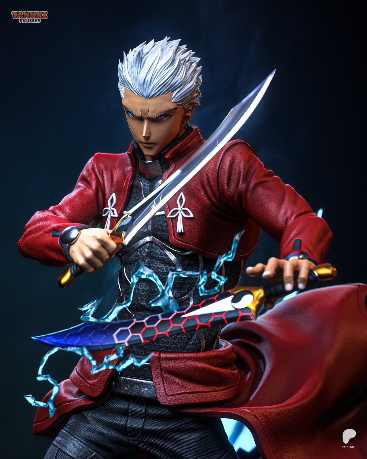 Archer (Fate) resin figure by Tanuki Figures — studio render 3