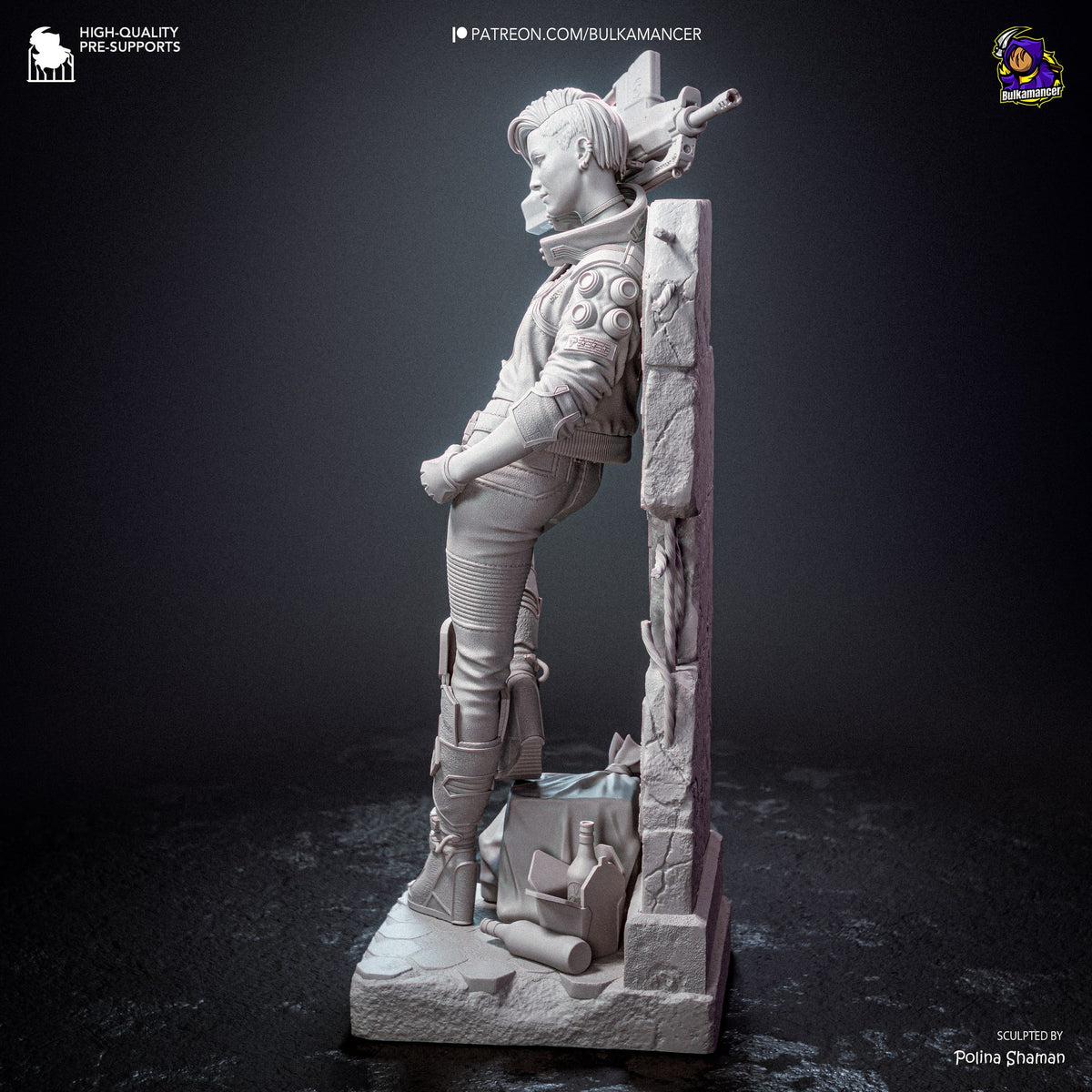 V (Valerie) (Cyberpunk 2077) resin figure by Bulkamancer — studio render 17