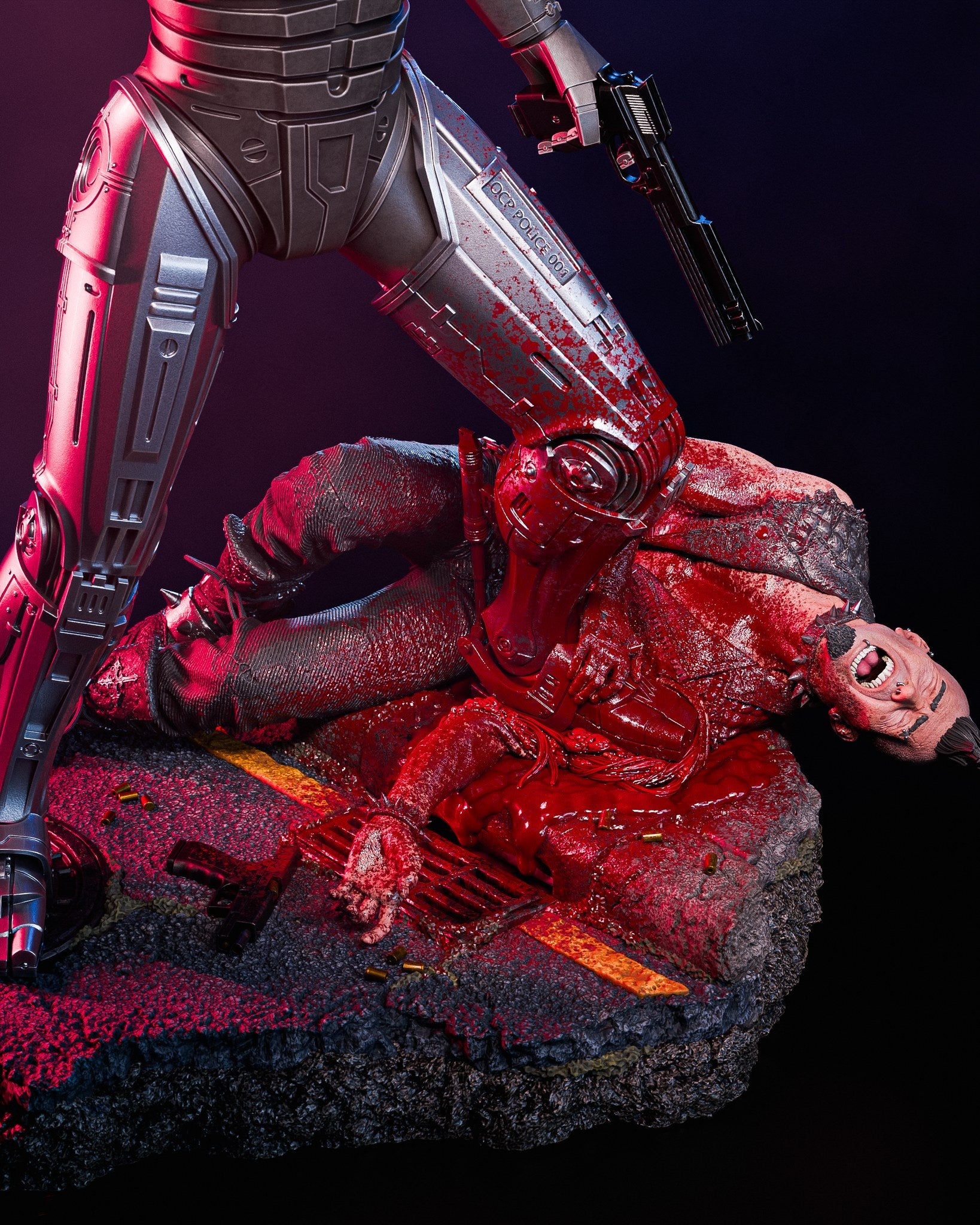 RoboCop (RoboCop) resin figure by CA 3D Studios — studio render 6