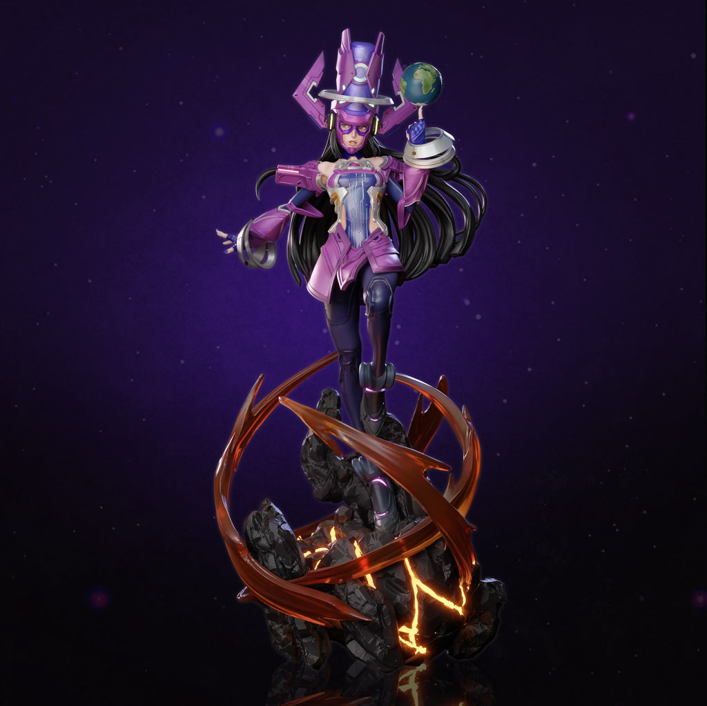 Galacta (Marvel) resin figure by Tenshi Figures — studio render 5
