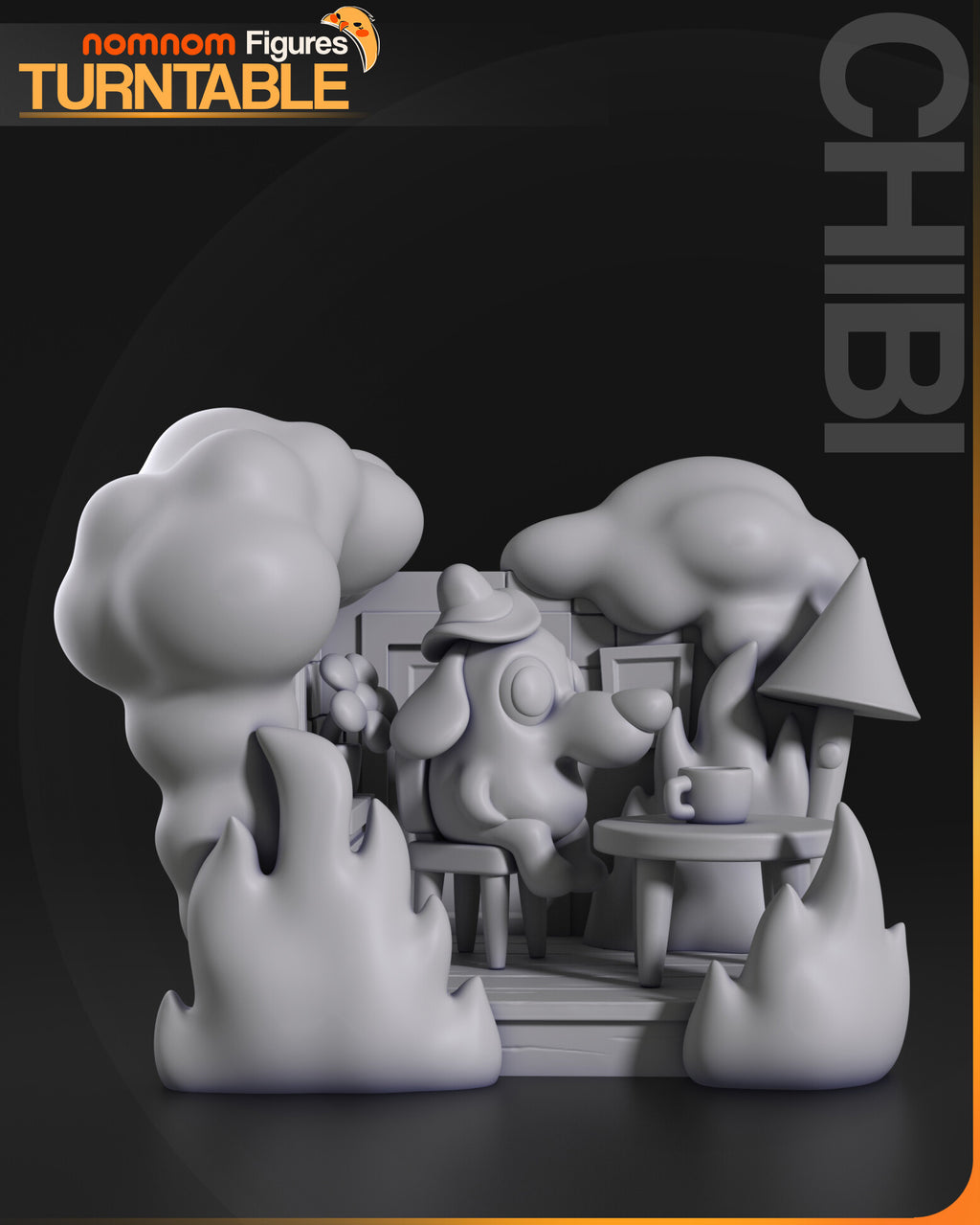 This Is Fine Dog — studio render 5