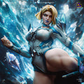 Emma Frost (Marvel) resin figure by Bulkamancer — studio render 1