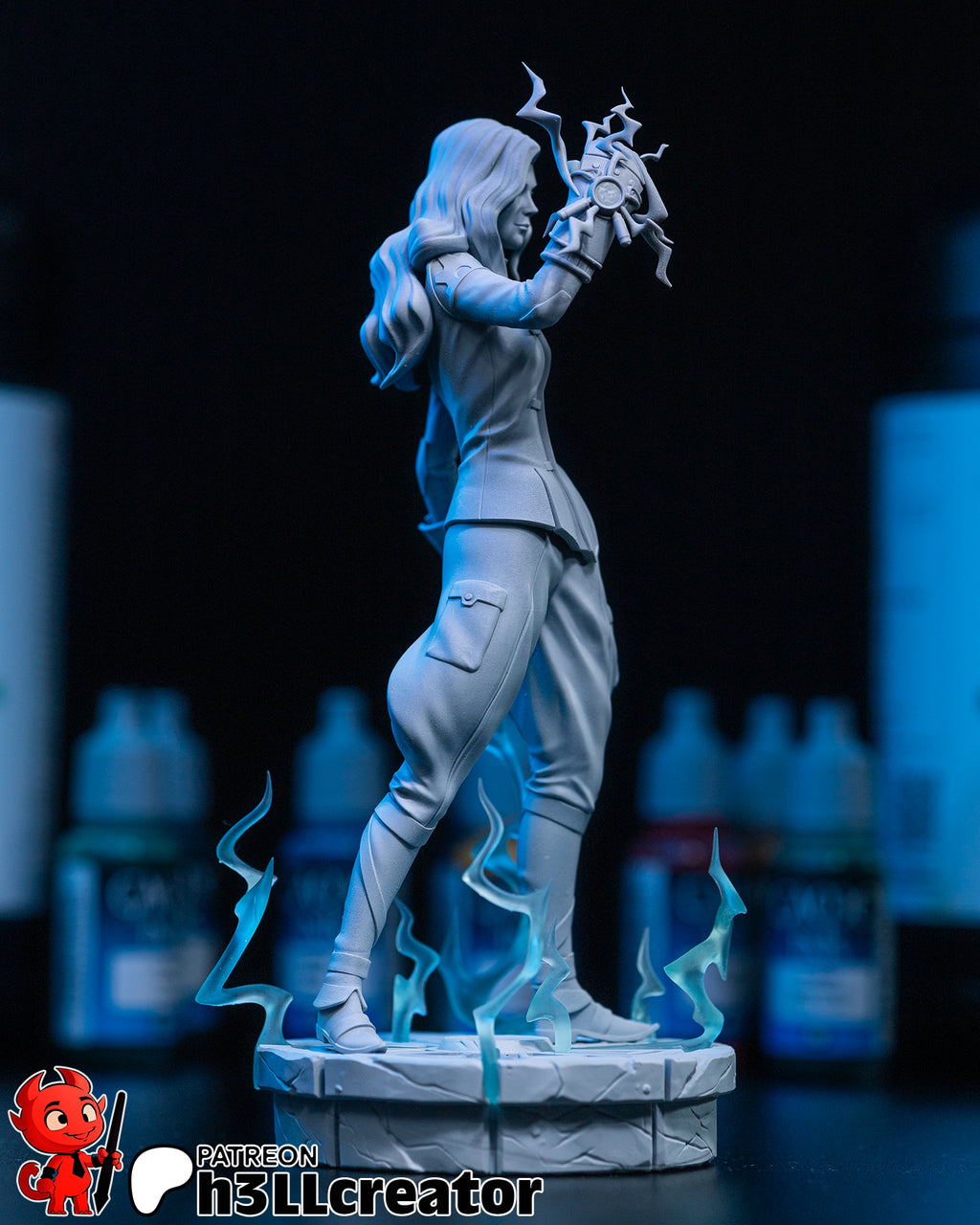 Asami Sato (The Legend of Korra) resin figure by h3LLcreator — studio render 7