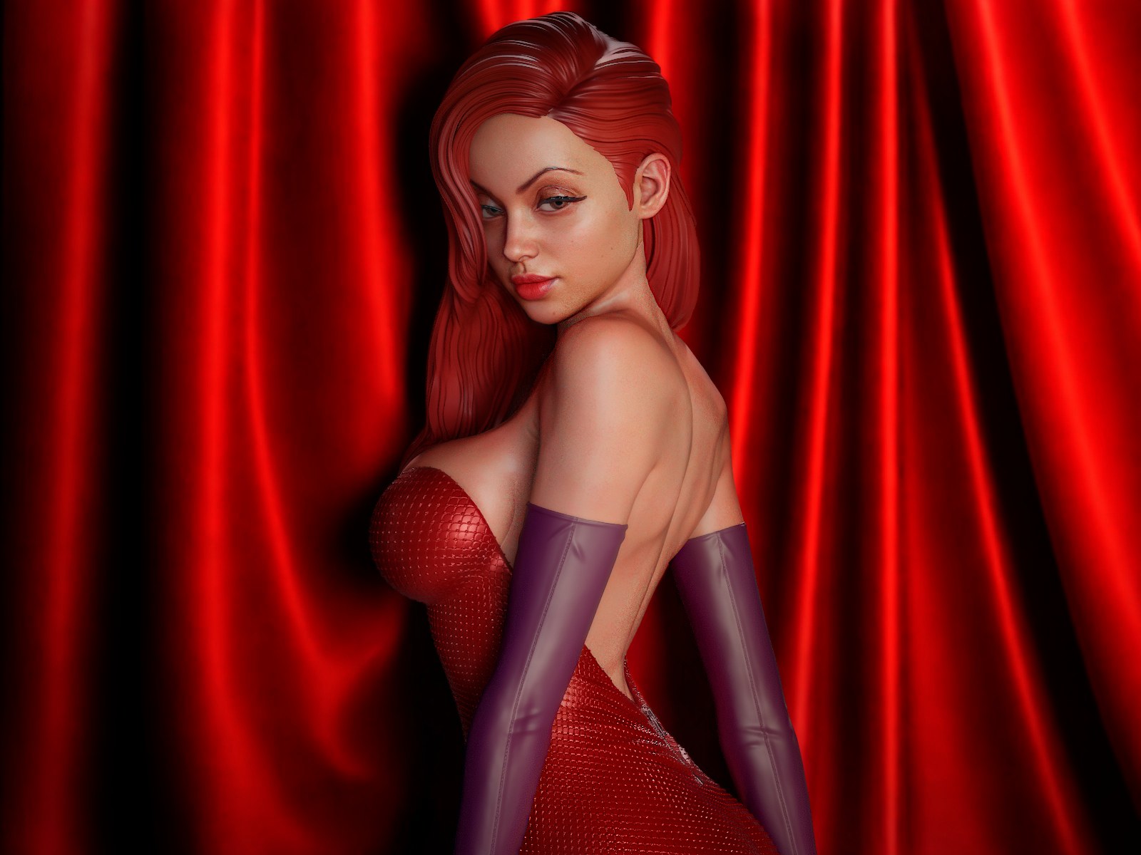Jessica Rabbit — studio render 1