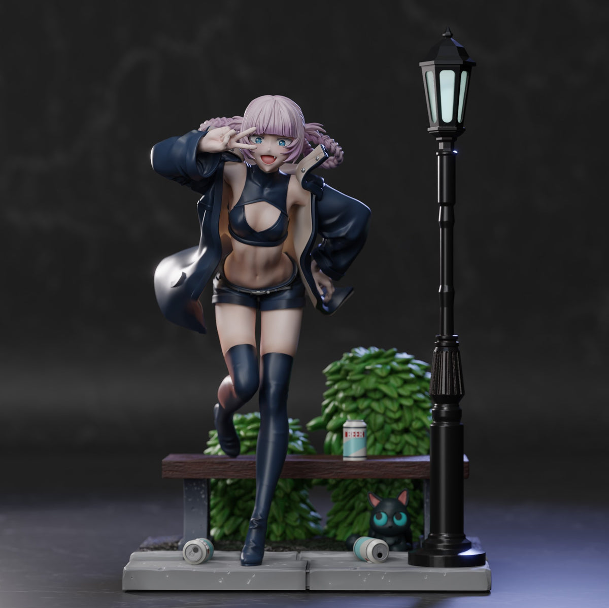 Nazuna Nanakusa (Call of the Night) resin figure by Tenshi Figures — studio render 5