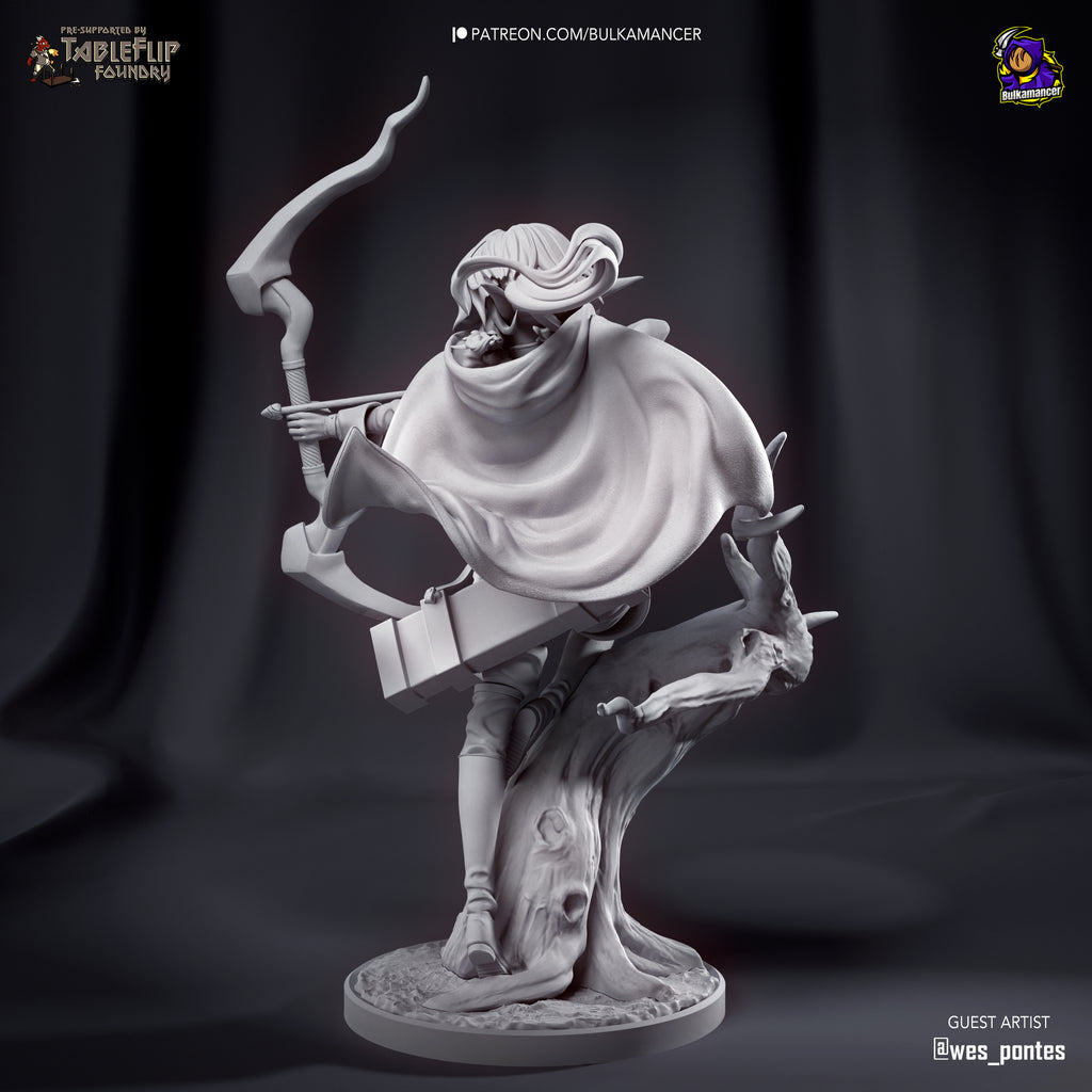 High-Elf Archer (Goblin Slayer) resin figure by Bulkamancer — studio render 10