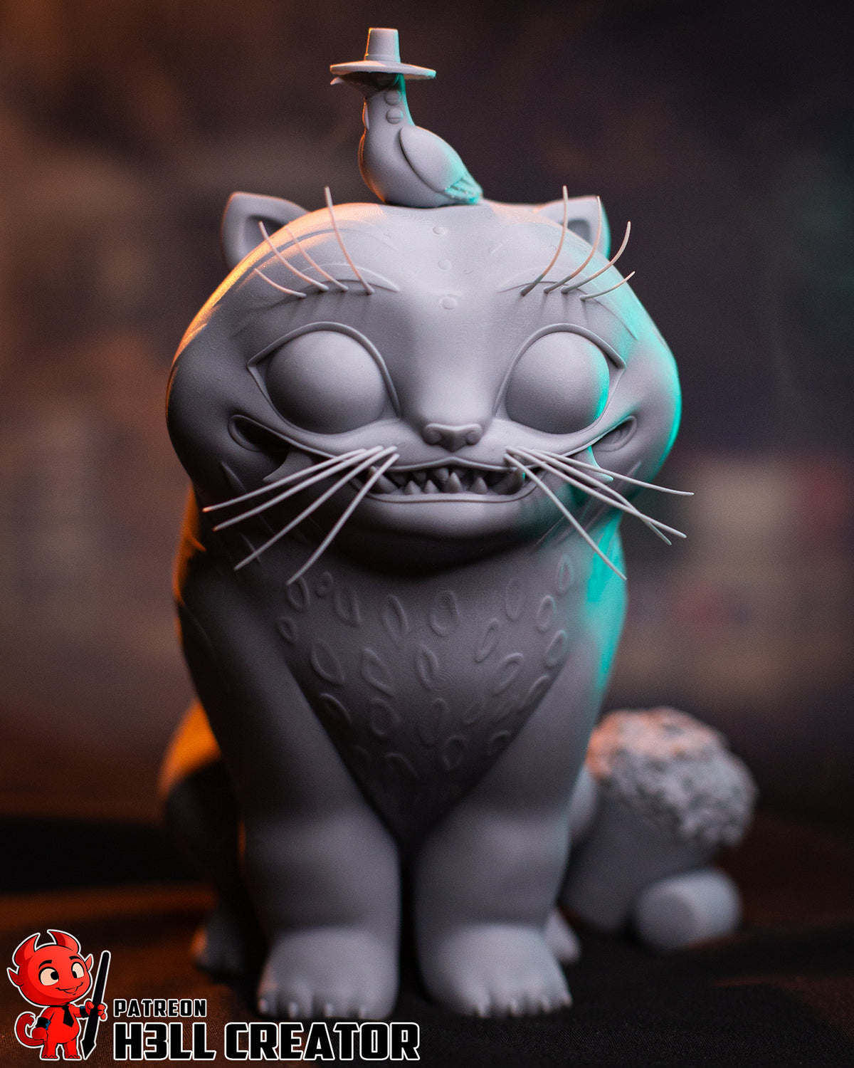 Derpy Tiger and Sussie (KPop Demon Hunters) resin figure by h3LLcreator — studio render 12