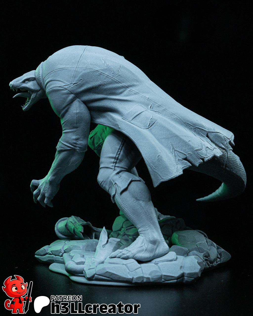 Curt Connors (Marvel) resin figure by h3LLcreator — studio render 13
