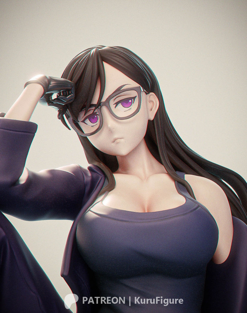 Hizuru Minakata (Summer Time Rendering) resin figure by Kuru Figures — studio render 2