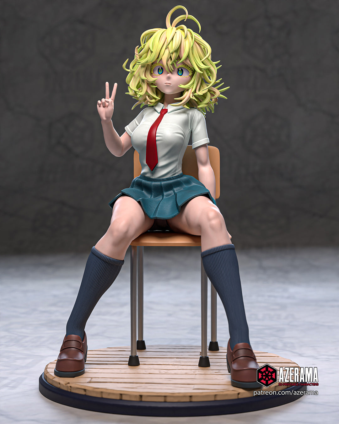 Toru Hagakure (My Hero Academia) resin figure by Azerama — studio render 2