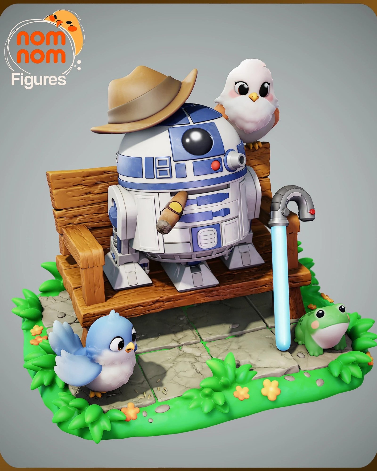 R2D2 — studio render 3