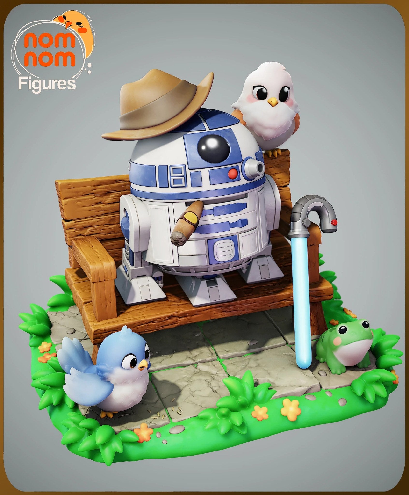 R2D2 — studio render 3