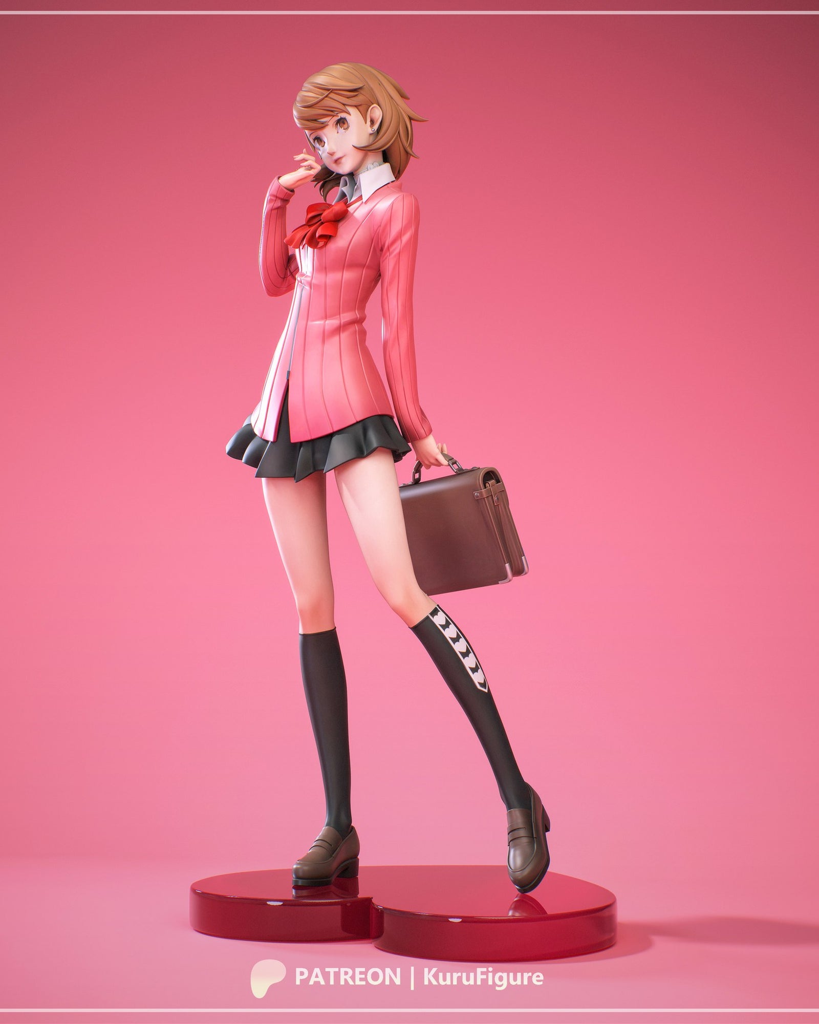 Yukari Takeba (Persona 3) resin figure by Kuru Figures — studio render 3