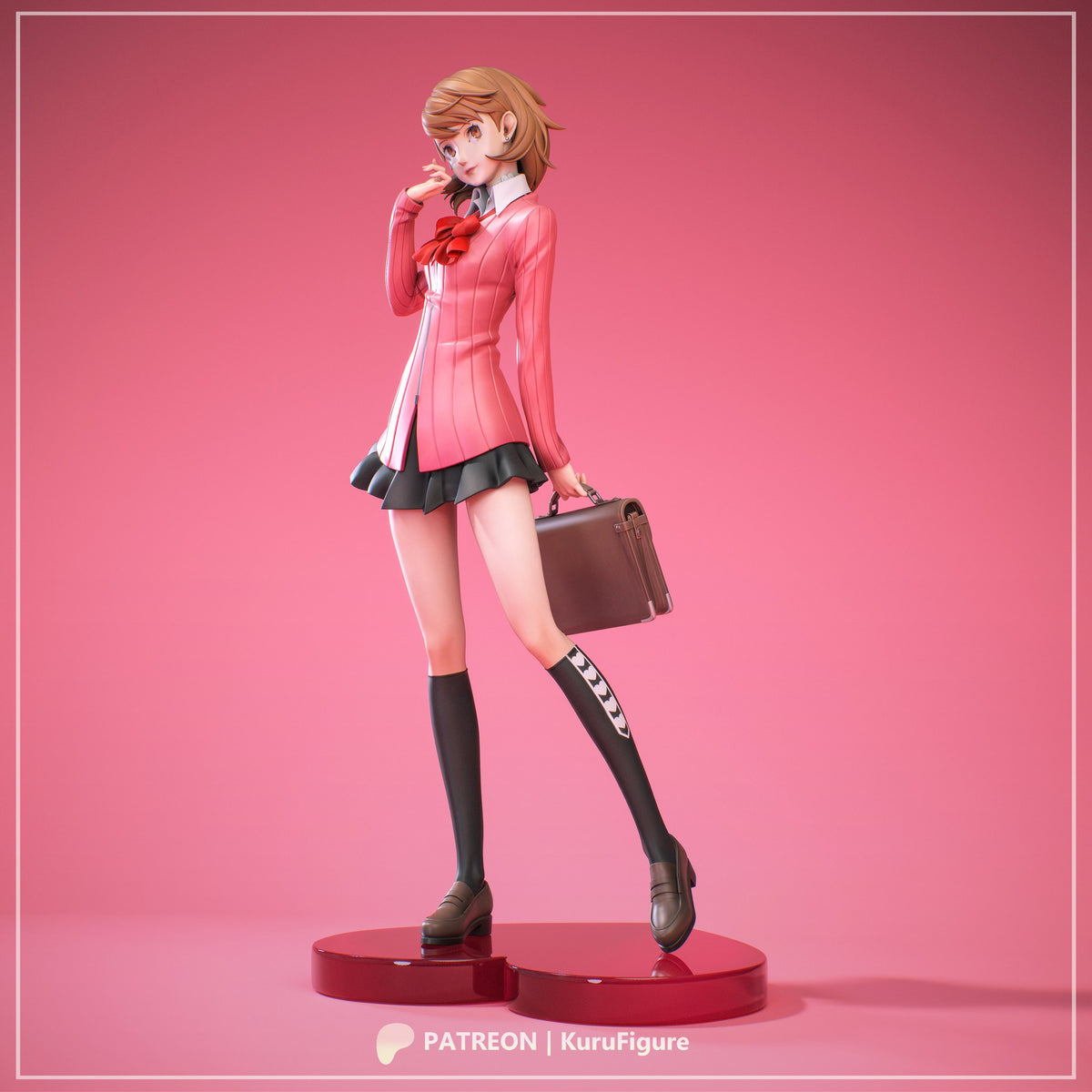 Yukari Takeba (Persona 3) resin figure by Kuru Figures — studio render 3