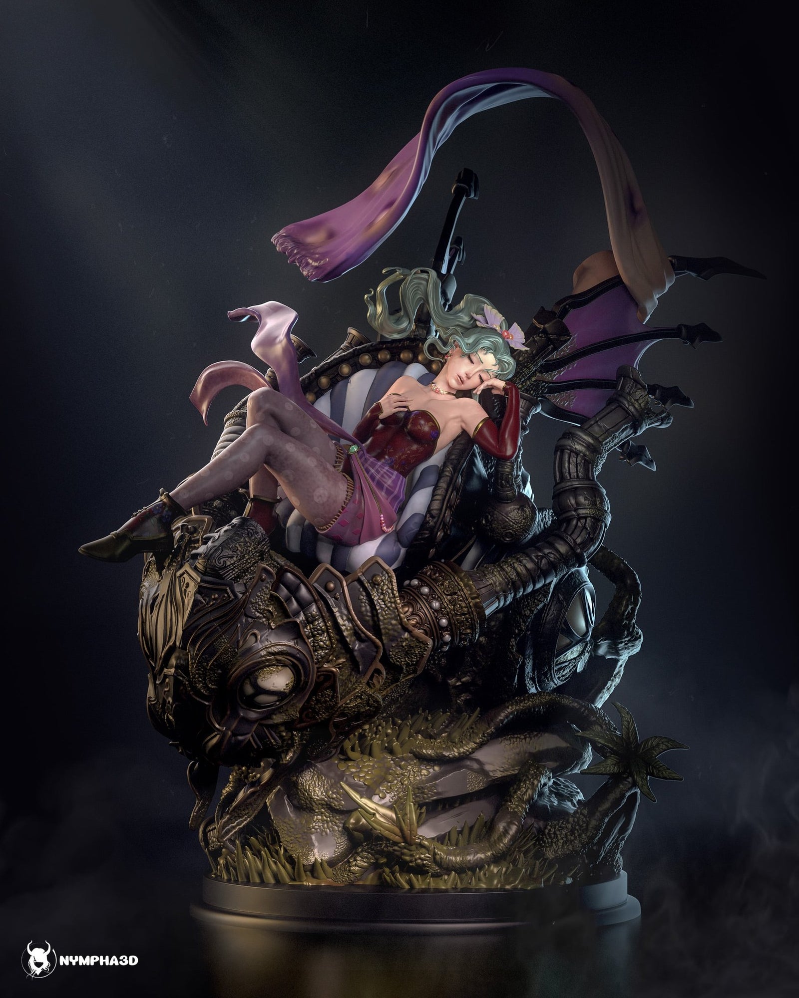 Terra Branford (Final Fantasy VI) resin figure by Nympha — studio render 1